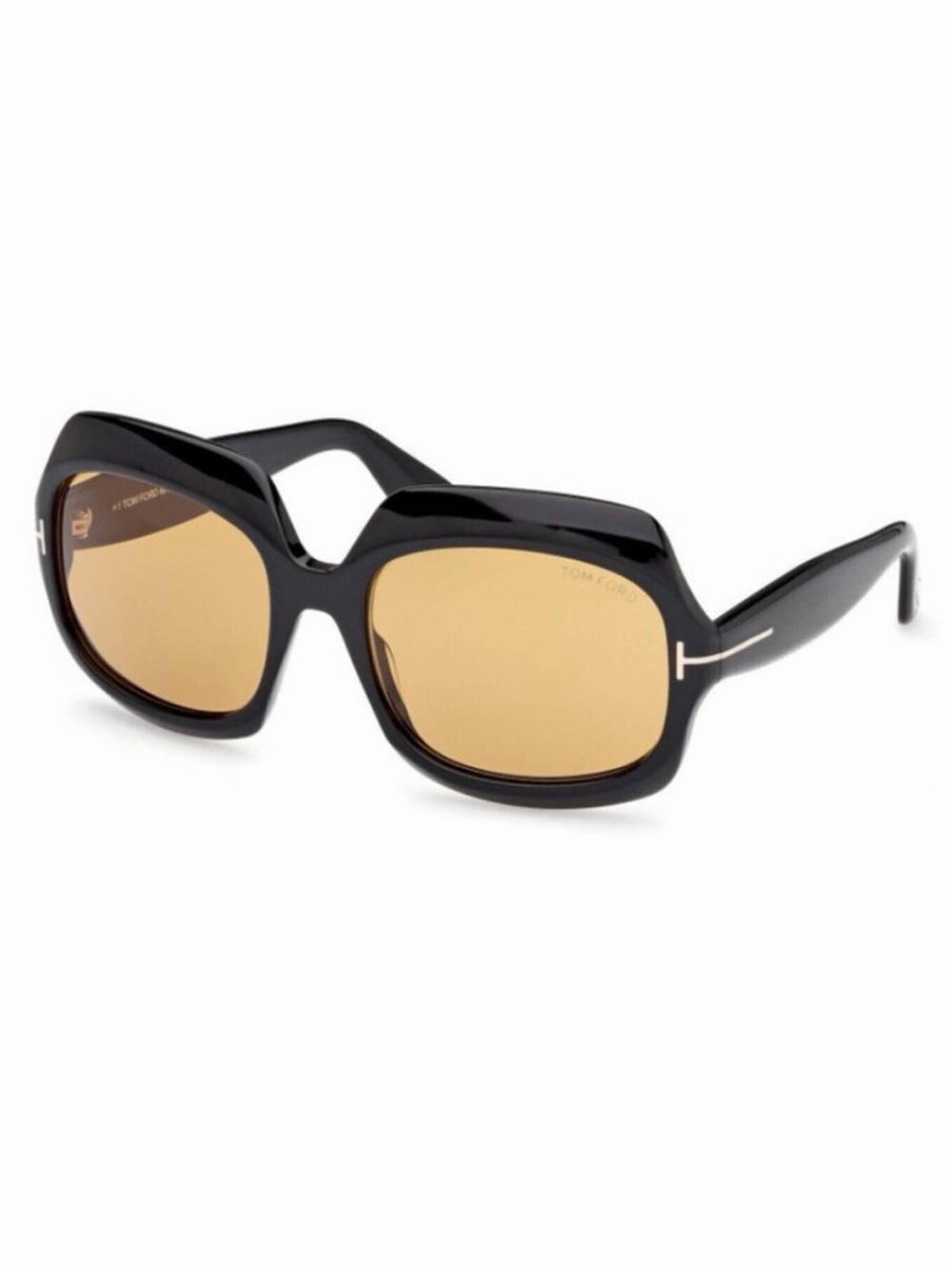 NEW Tom Ford FT1155 01E Shiny Black Sunglasses Authentic